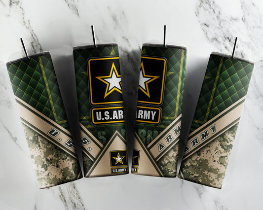 Army Tumbler, gift for Army Family member, US Army Gift , 20 oz  Hot/cold tumbler,