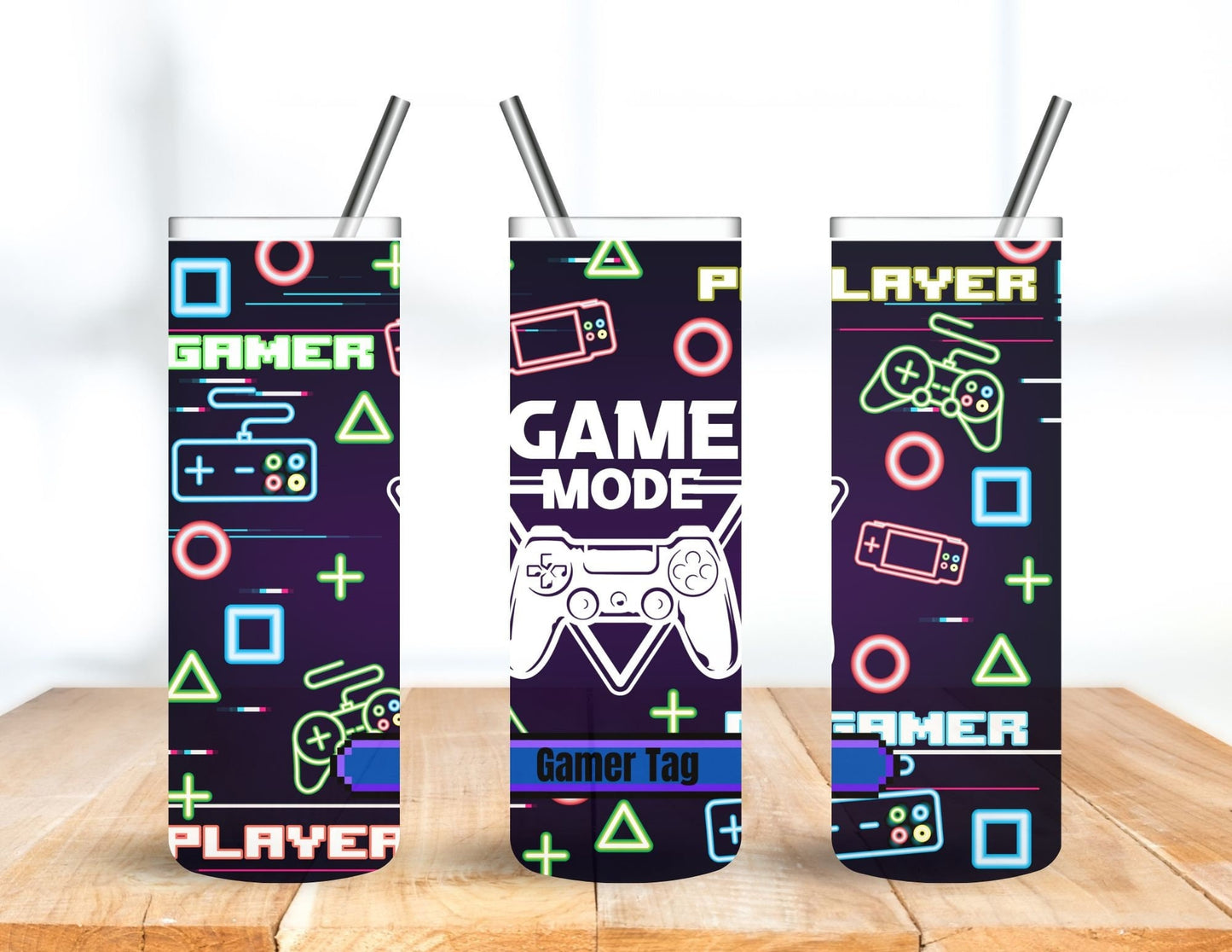 Gamer tumbler, Personalized with Gamer Tag Tumbler, Gift for Gamers, 20 oz  tumbler,  customized, tumbler