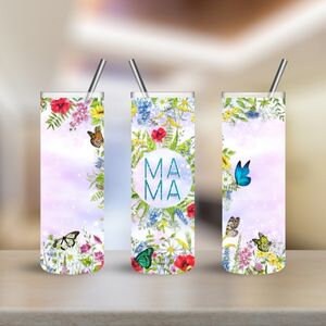 Mama, Personalized Tumbler, Gift for Women, 20 oz stainless tumbler, Name tumbler, custom tumbler, Gift for her