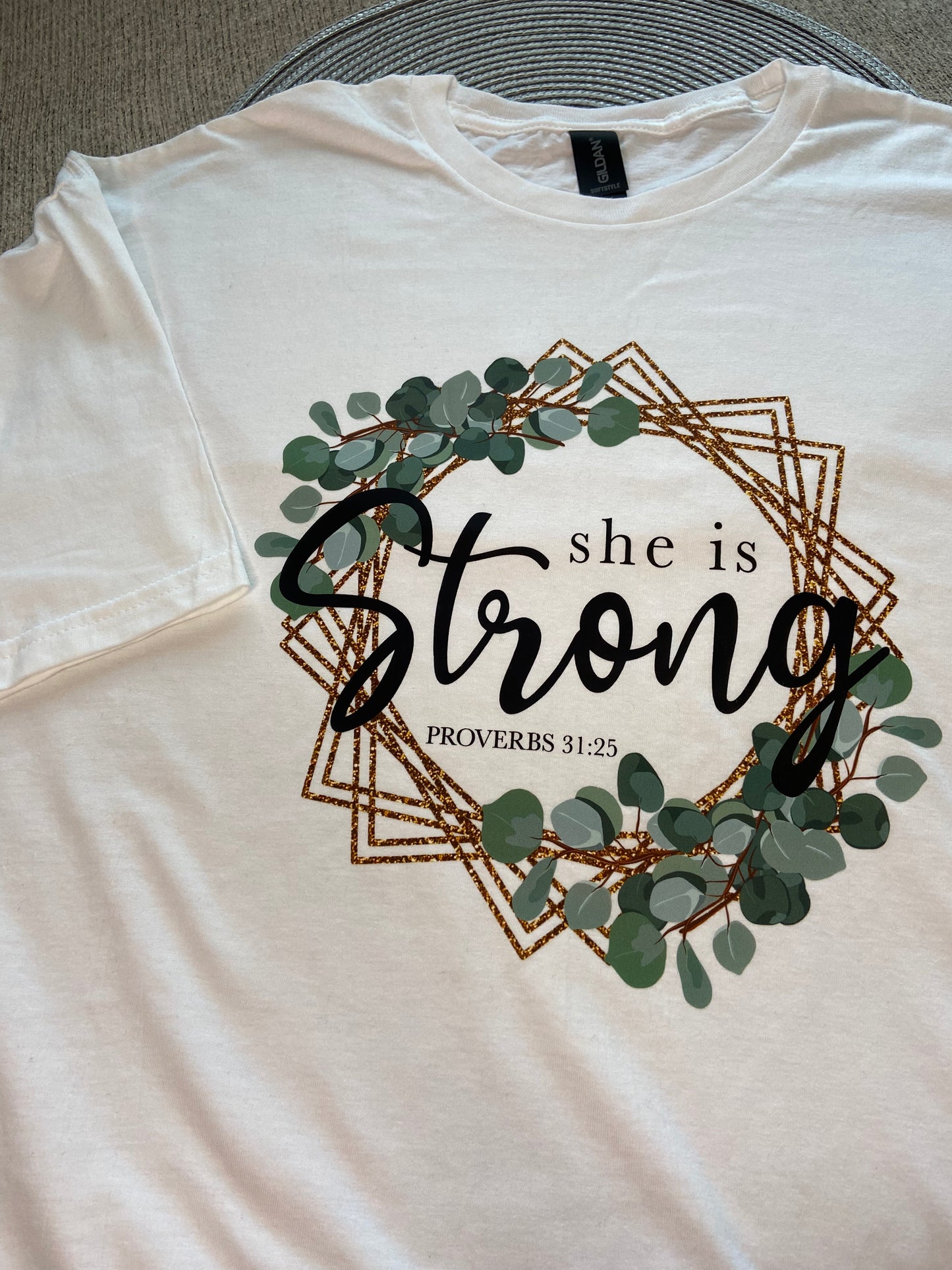 She is Strong - Proverbs Tee Shirt